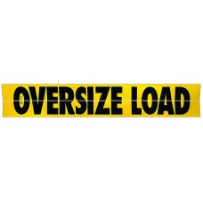 Escort Aluminum Hinged Oversize Load Sign (12" X 60") - For Pilot Car